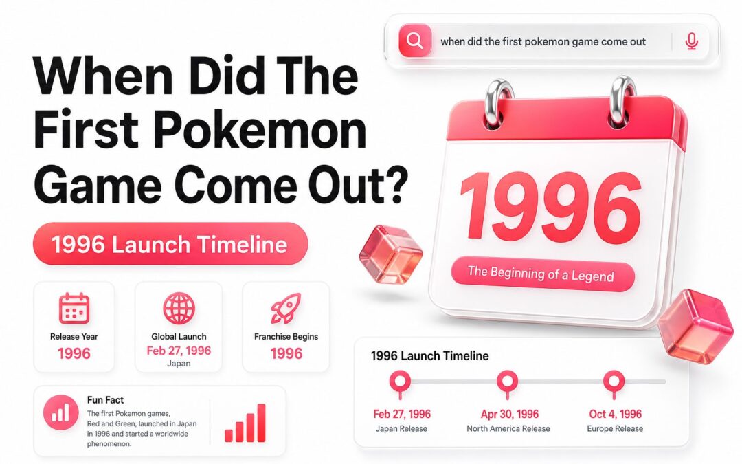 When Did the First Pokemon Game Come Out?