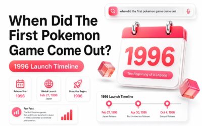 When Did the First Pokemon Game Come Out?